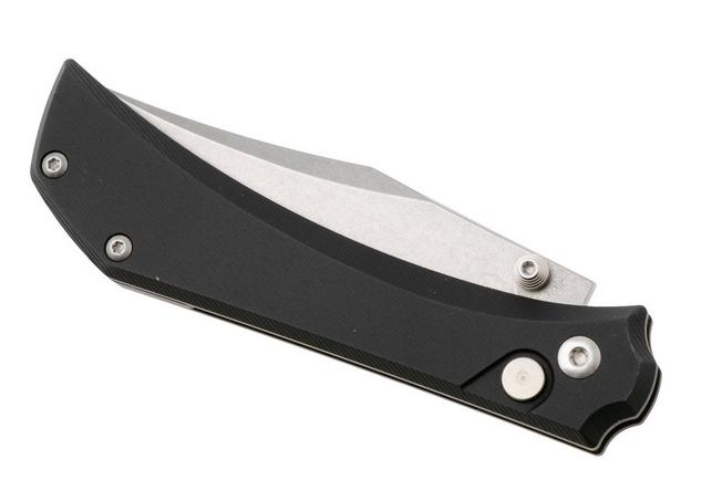 Afbeelding voor Mercury Amon 9AMN-ALBK-C Stonewashed Elmax, Black Anodized Aluminium, zakmes, Denis Simonutti design