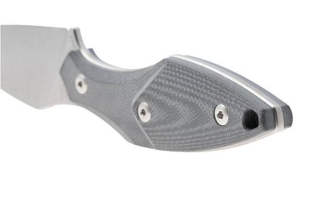 Afbeelding voor Mercury Hawky 9AWK-BKG10F-C Stonewashed M390, Black G10, vaststaand mes