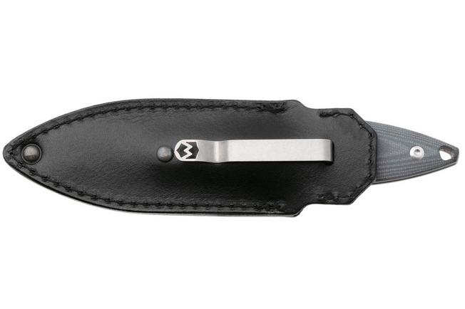 Afbeelding voor Mercury Hawky 9AWK-BKG10F-C Stonewashed M390, Black G10, vaststaand mes