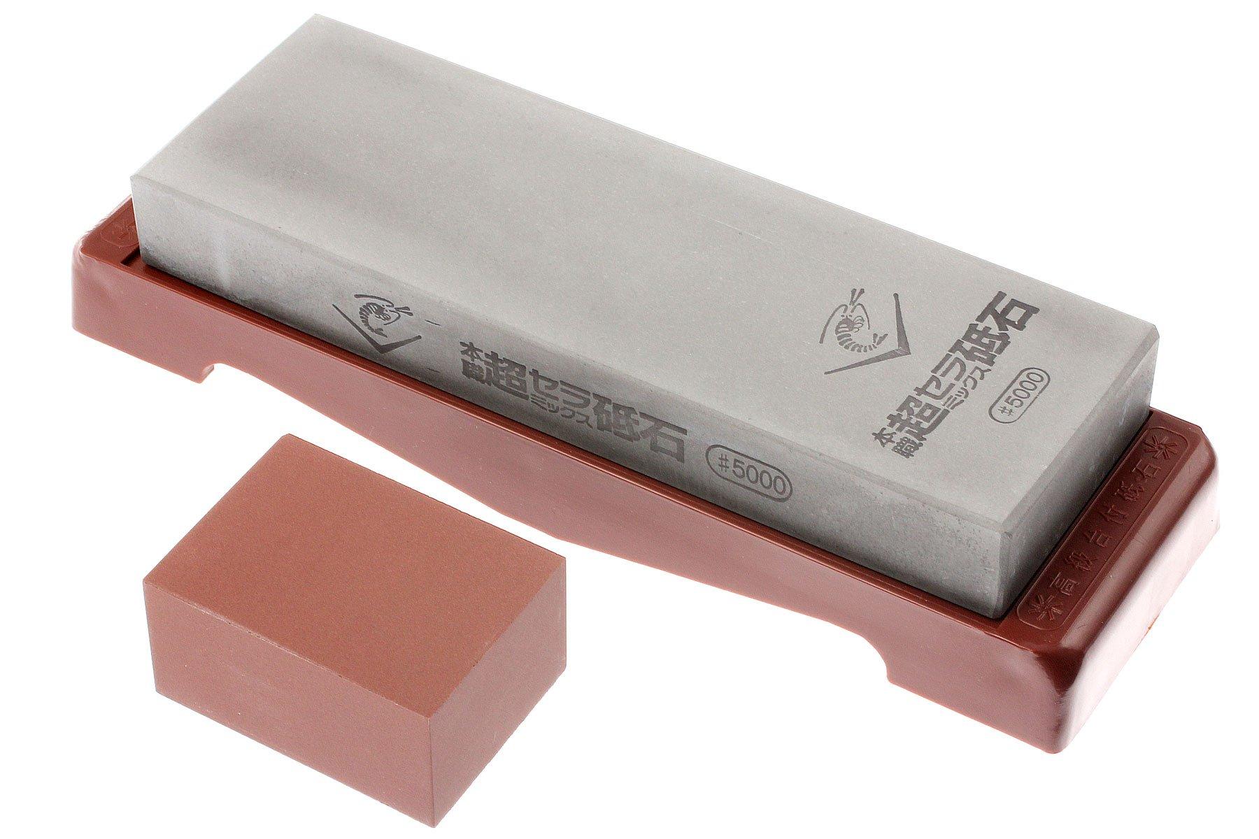 Naniwa Chosera Ceramic Waterstone (Whetstone) with Stand and Nagura  Dressing Stone [SS-5000]