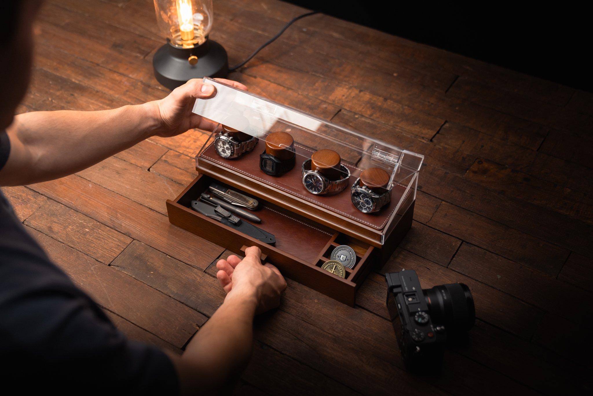 Nieuw bij Knivesandtools: Holme &amp; Hadfield display cases voor jouw EDC