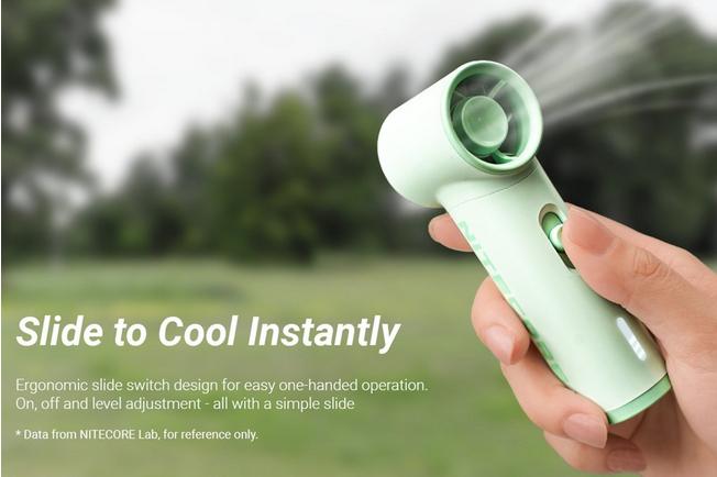 Afbeelding voor Nitecore NEF01 Lite High-Speed Handheld Fan, Frost White, ventilator