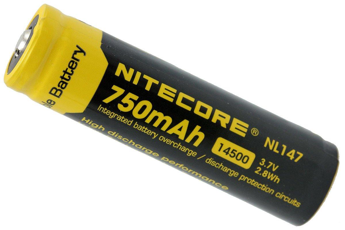 jeugd Chemicaliën Eindeloos NiteCore 14500-accu NL147, 750mAh button top Li-ion | Voordelig kopen bij  knivesandtools.be