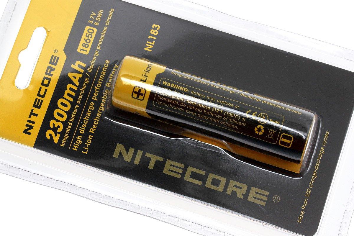 Batteria Nitecore agli ioni di litio tipo 18650 🔋