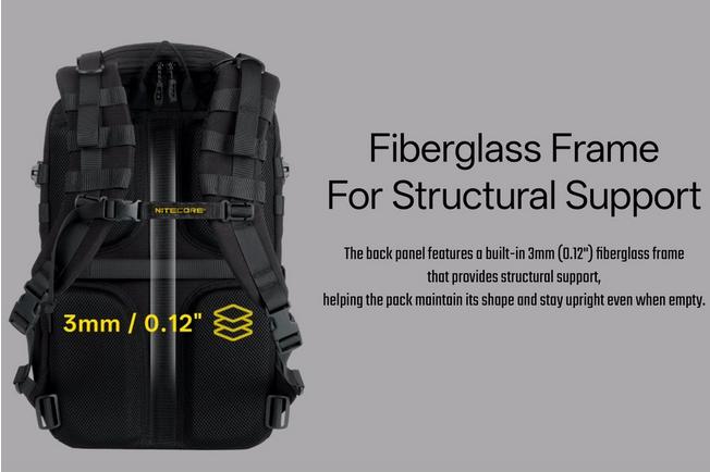 Afbeelding voor Nitecore BP24, Black Cordura 500D, rugzak, 24 liter 