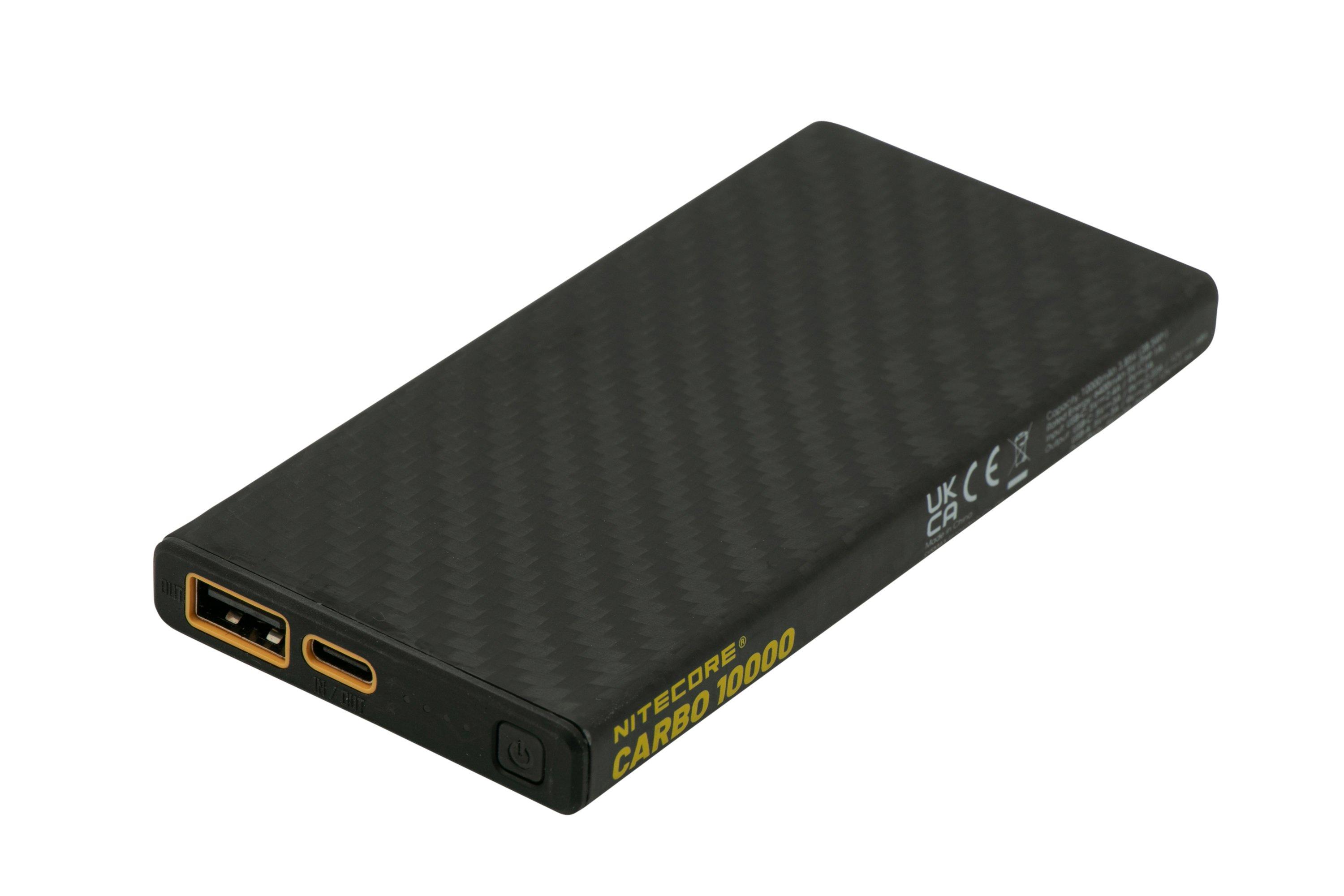 Nitecore Powerbank NPB4 – 20 000 mAh étanche - Noir