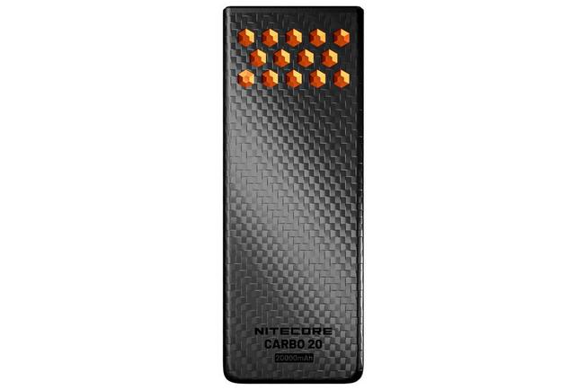 Afbeelding voor Nitecore CARBO 20 Powerbank, 20.000 mAh, oranje