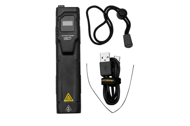 NITECORE EDC27 Flashlight 3000Lumens USB-C Recharageble Tactical