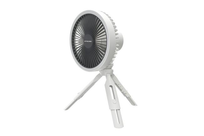 Ventilateur USB portable à piles avec lampe de poche, silencieux