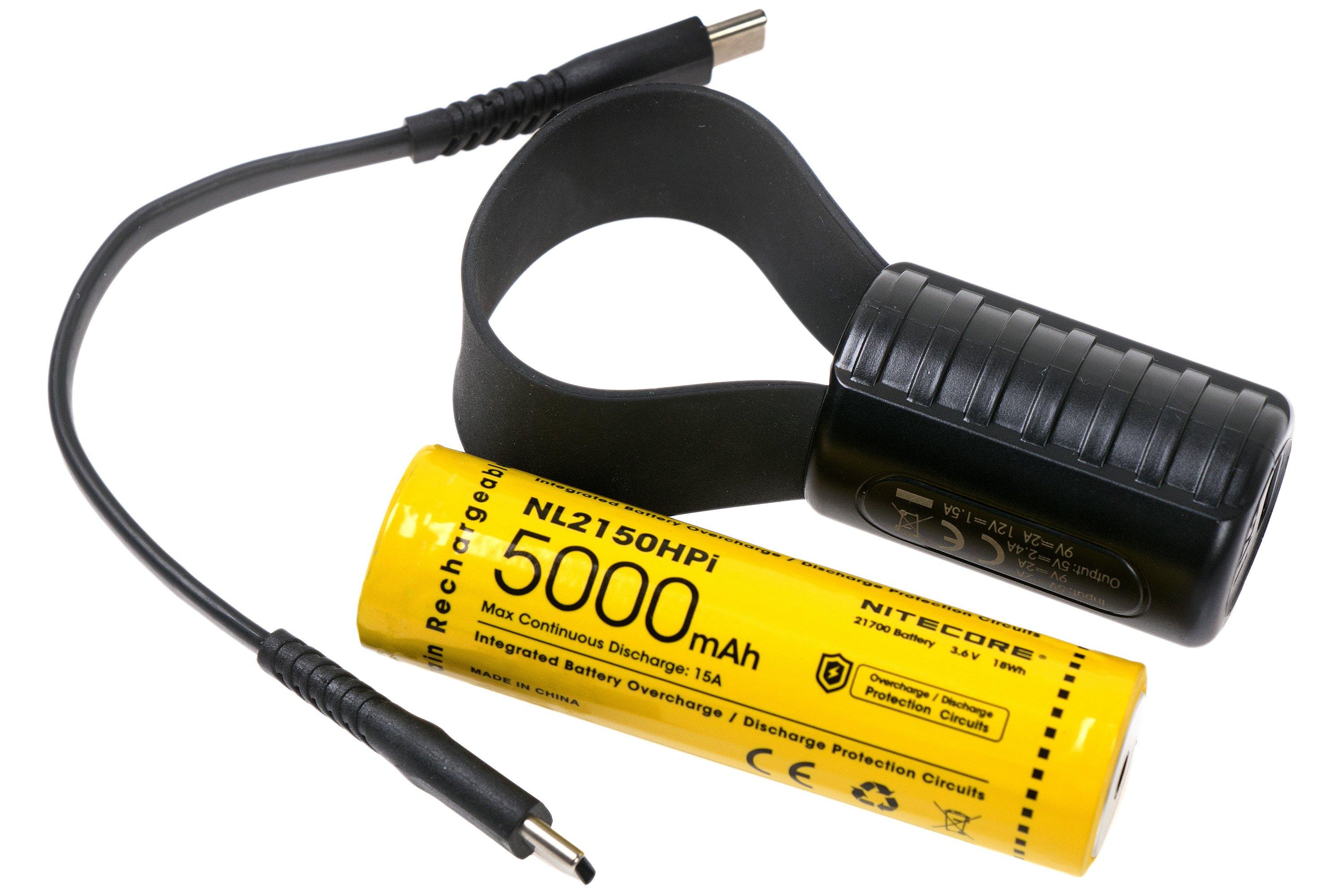 Nitecore F21i power bank with NL2150HPI battery, 5000mAh ...