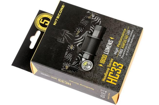 Nitecore HC33 hoofdlamp, 1800 lumen | Voordelig kopen bij knivesandtools.nl