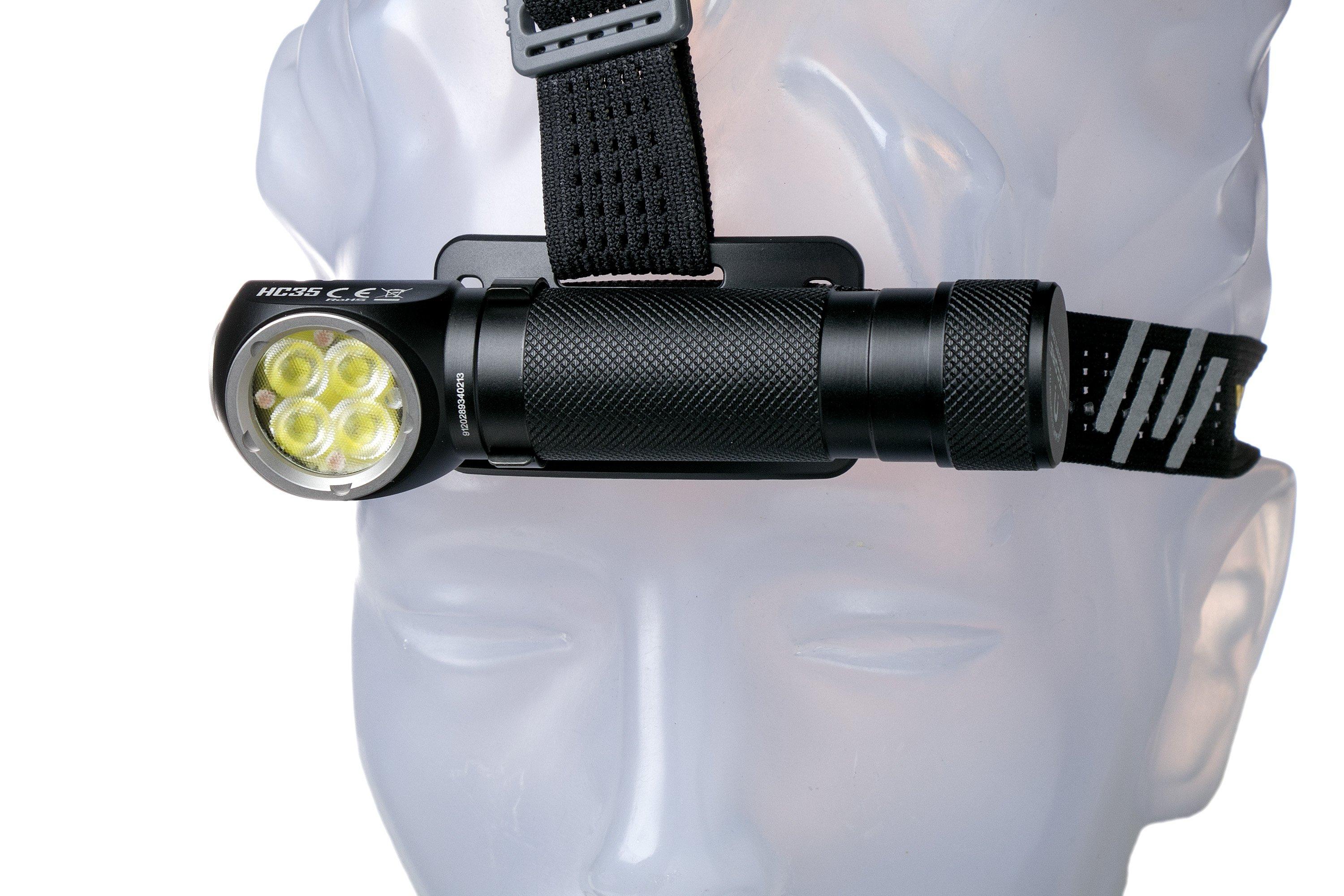 Lampe frontale LED puissante Nitecore HC35