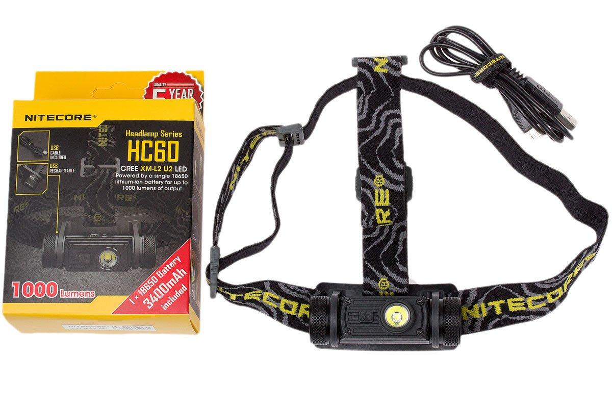 Nitecore HC60 oplaadbare led-hoofdlamp | Voordelig kopen bij