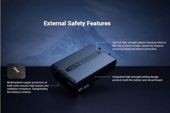 Afbeelding voor Nitecore HLB2500 All-Weather USB-C Rechargeable Li-ion Battery Pack, accu, 2500 mAh