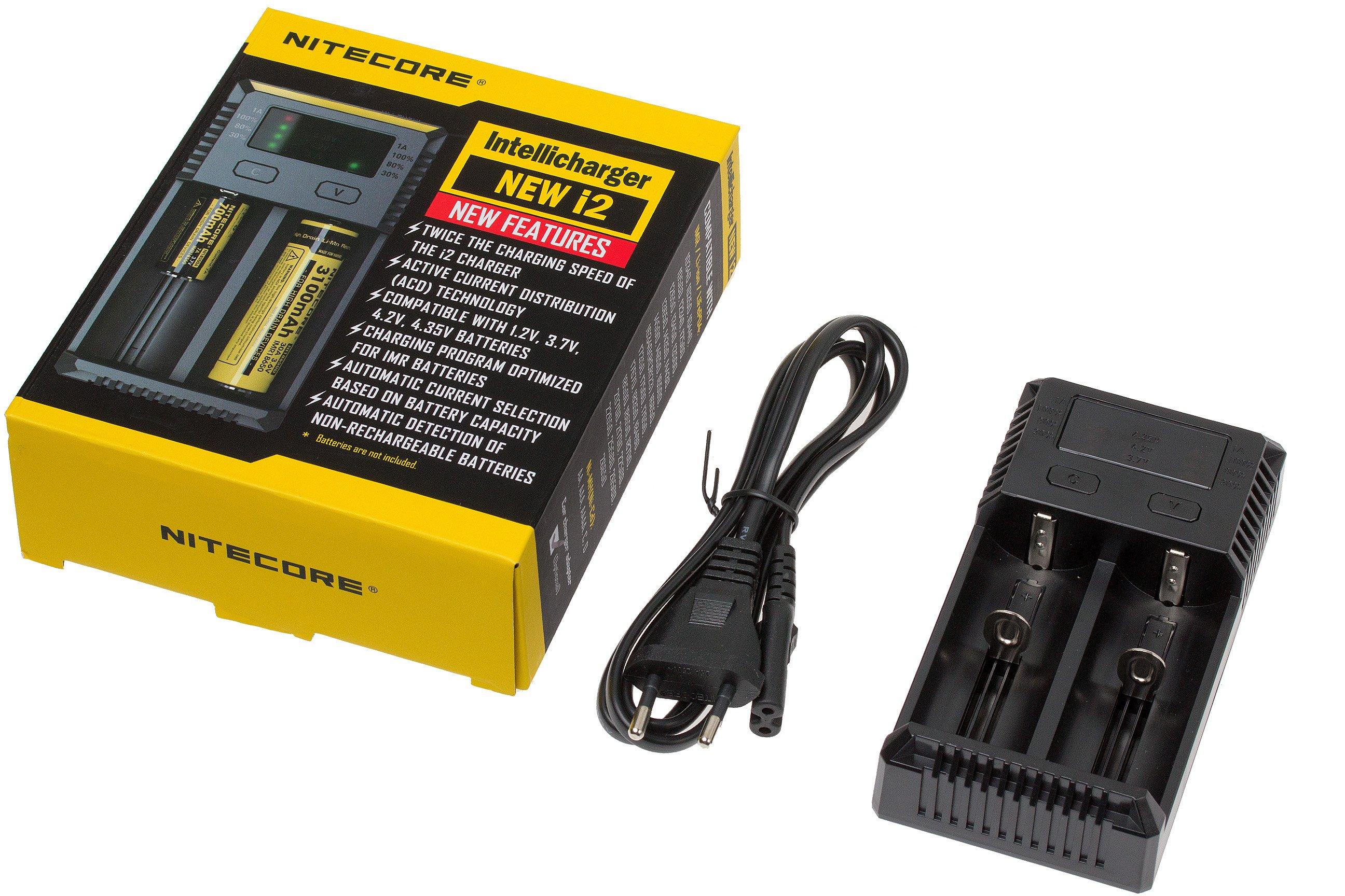 zwavel woede Jabeth Wilson NiteCore Intellicharge i2 charger | Advantageously shopping at  Knivesandtools.com