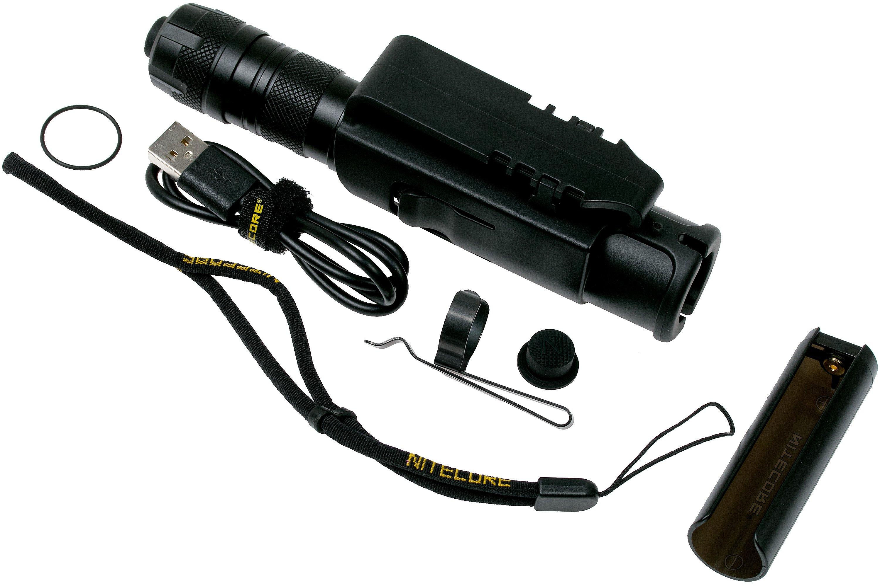 Nitecore MH12 V2 rechargeable flashlight, 1200 lumens | Advantageously ...