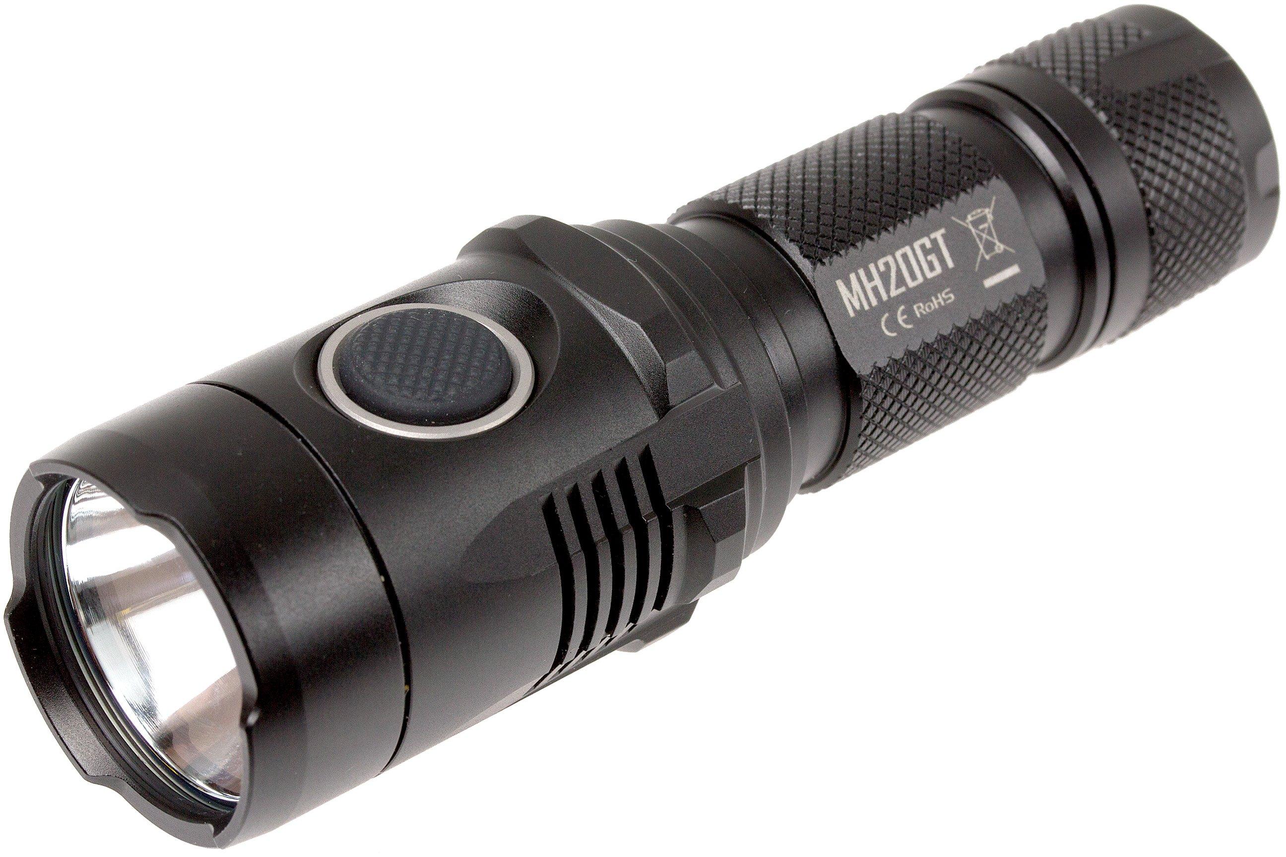 Nitecore MH20GT Rechargeable Flashlight w/D2 Charger & NL189 Battery Combo 