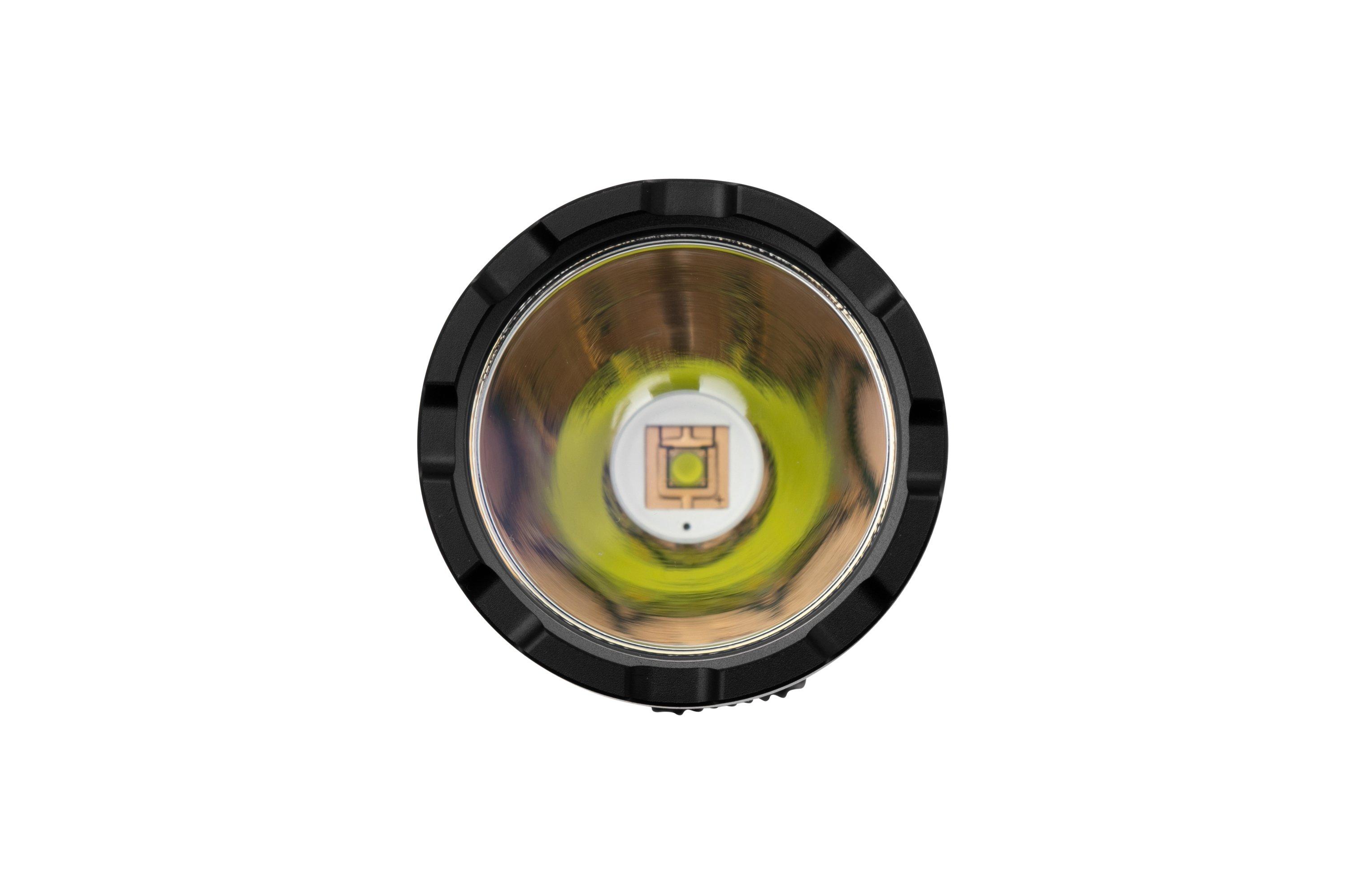 MH25PRO flashlight 3300LM power indicator and battery–NITECORE BELUX