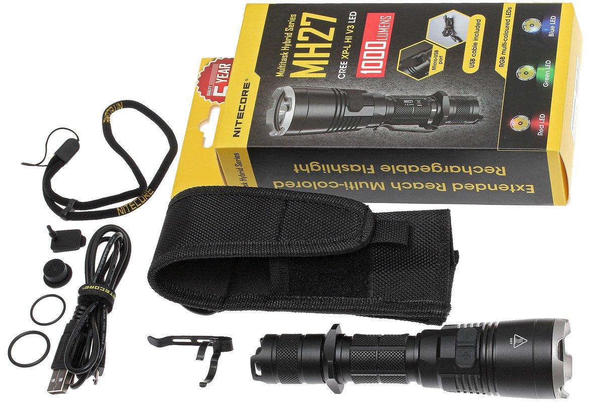 Nitecore MH27 linterna recargable, 4 colores | Compras con ventajas en ...