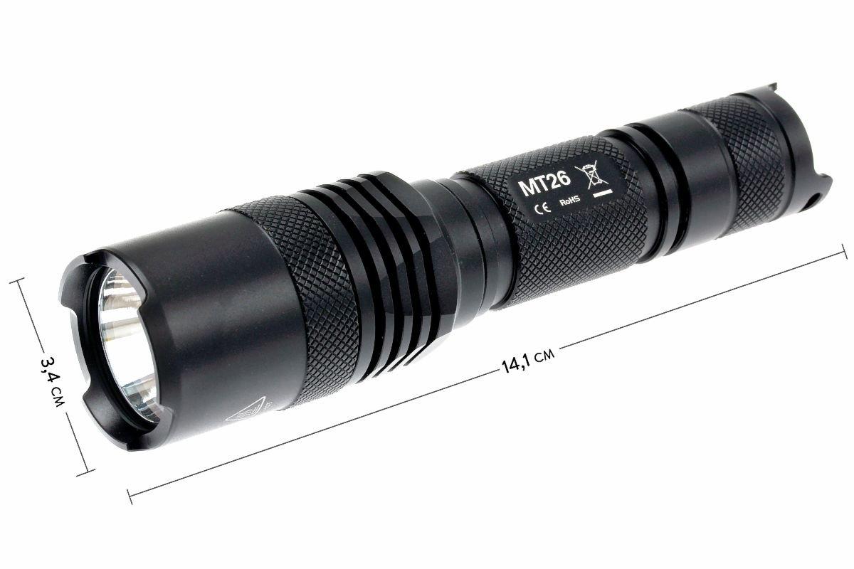 Nitecore MT26 LED-torch | Advantageously shopping at Knivesandtools.com