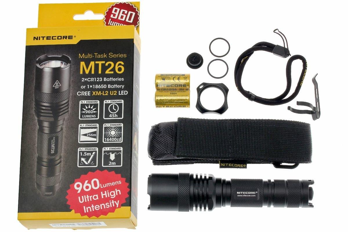 Nitecore MT26 LED-torch | Advantageously shopping at Knivesandtools.com