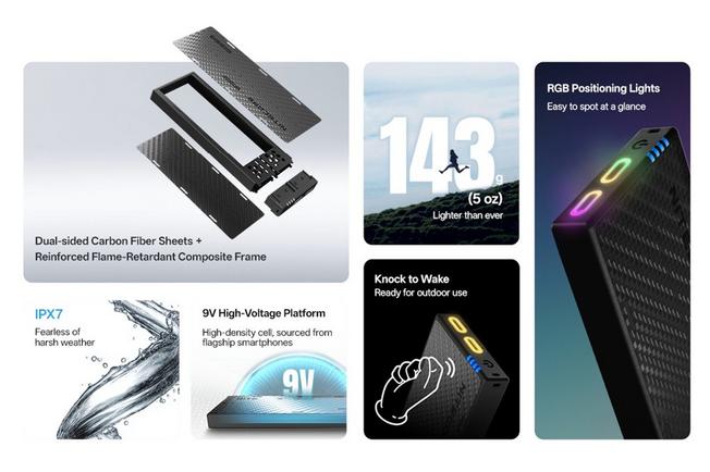 Imagen para Nitecore NB10000 Gen4 Ultra Lightweight Powerbank, batería externa, 10 000 mAh