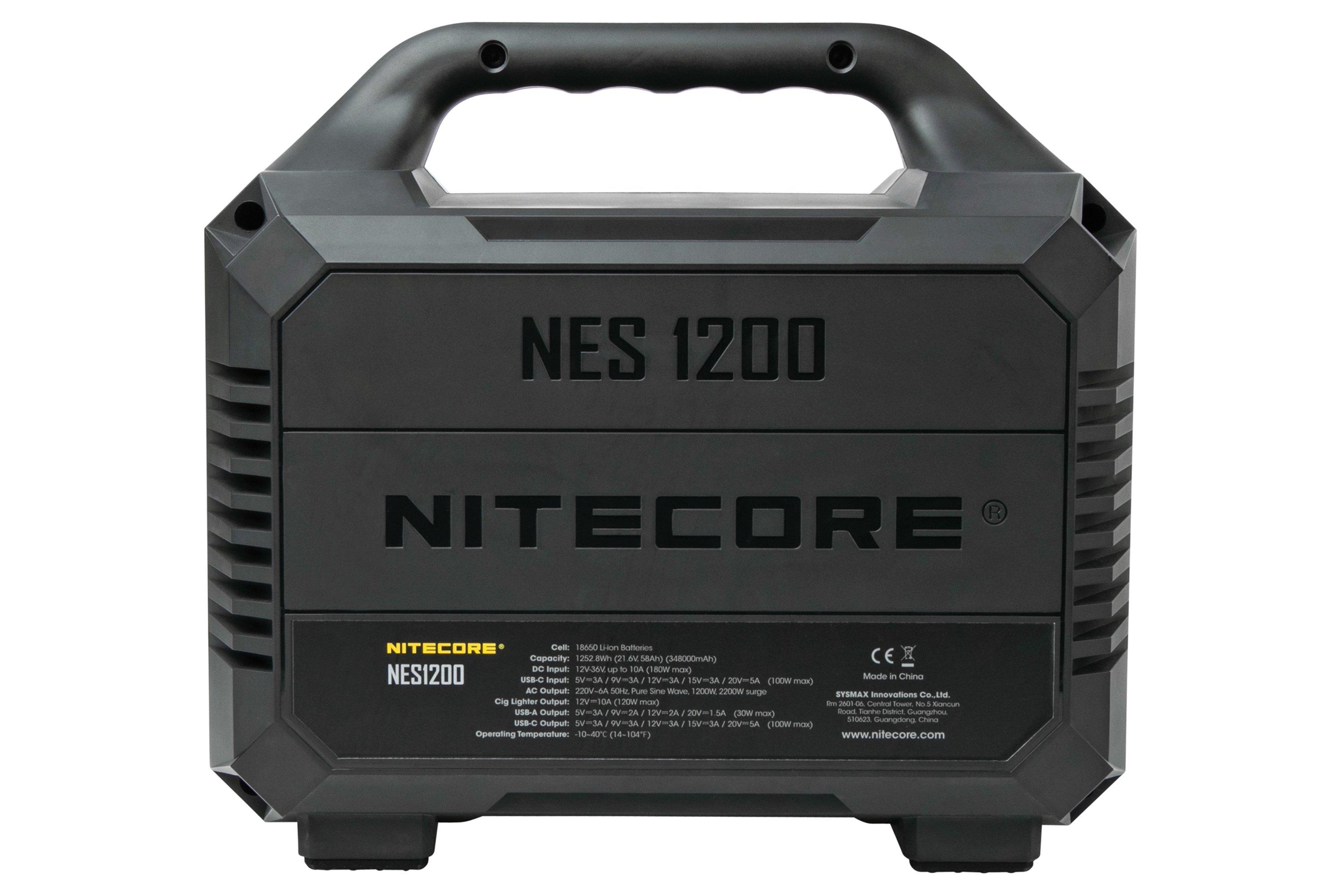 Nitecore NES1200 powerbank, 348,000 mAh Compras vantajosas em