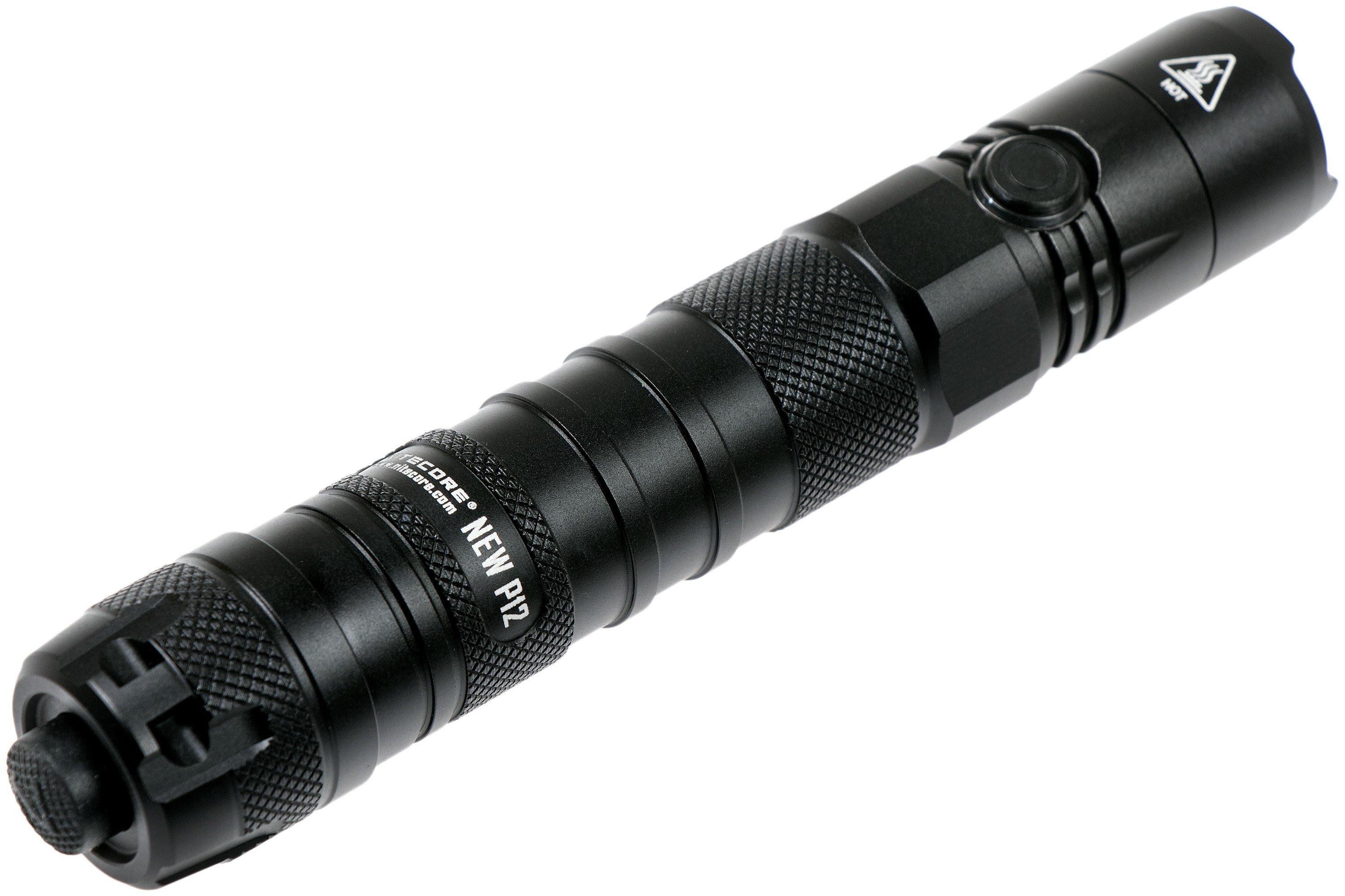 Nitecore NEW P12 tactical flashlight, 1200 lumens Advantageously