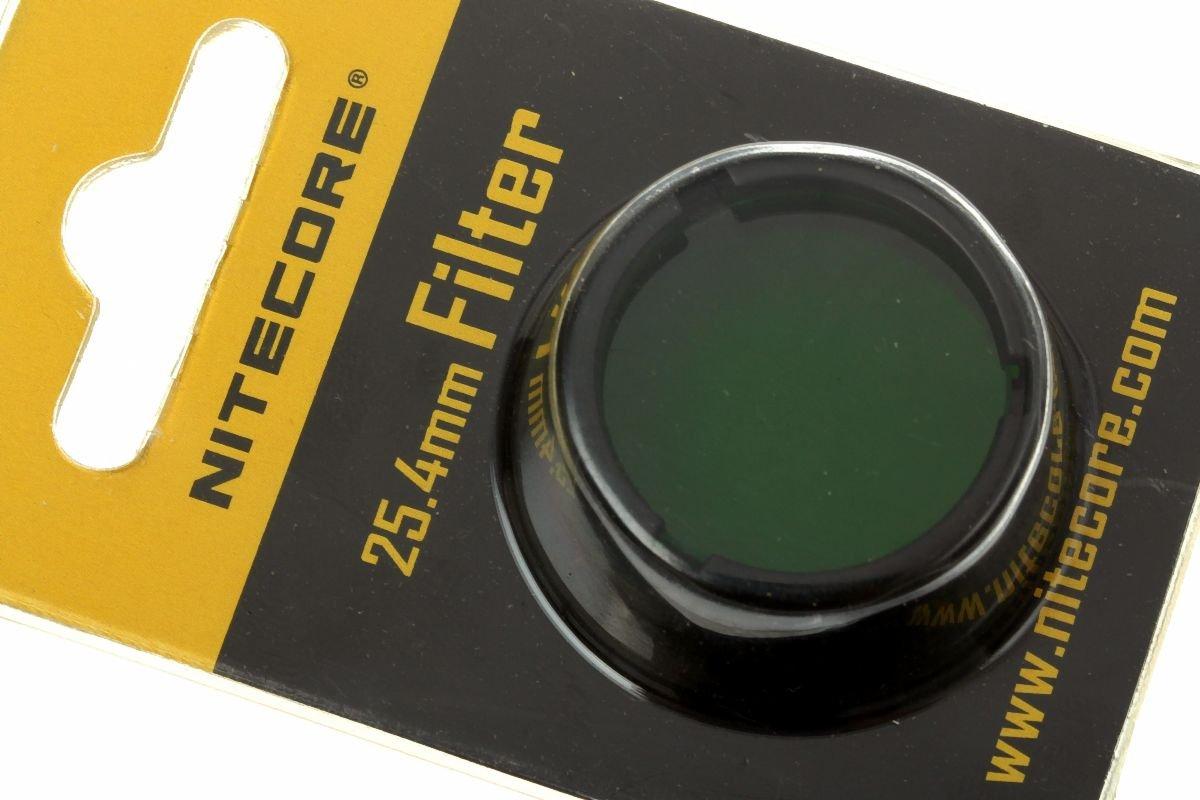 Nitecore Filter, grün, 25 mm | Günstiger shoppen bei knivesandtools.de