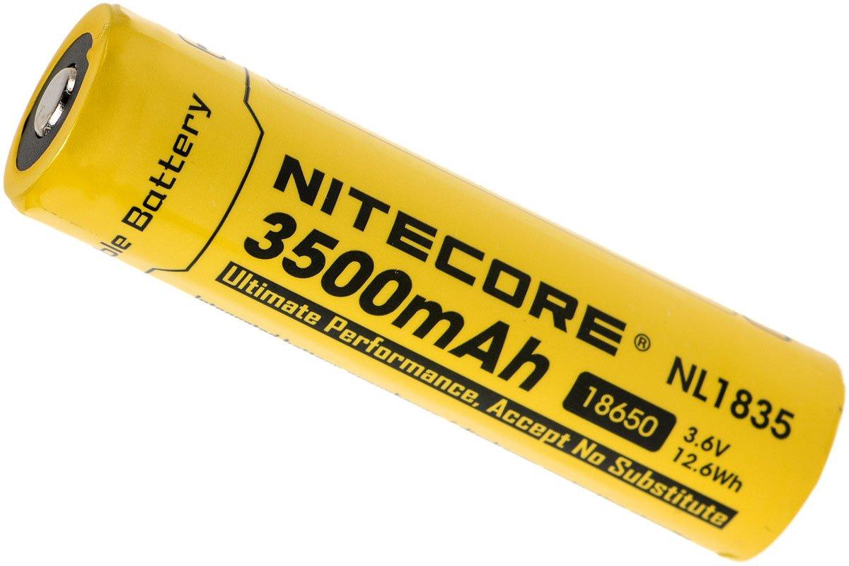 NL1834 batterie 18650 lithium 3400mAh rechargeable–NITECORE BELUX