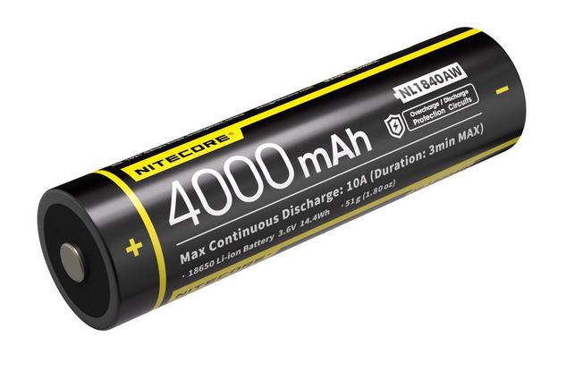 Bild für Nitecore NL1840AW All-Weather 18650 Li-Ionen Akku, 4.000 mAh