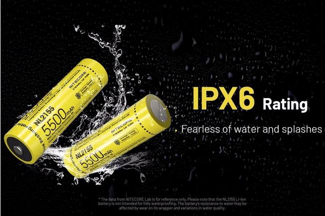 Image pour Nitecore NL2155 21700 batterie Li-ion rechargeable, 5500 mAh