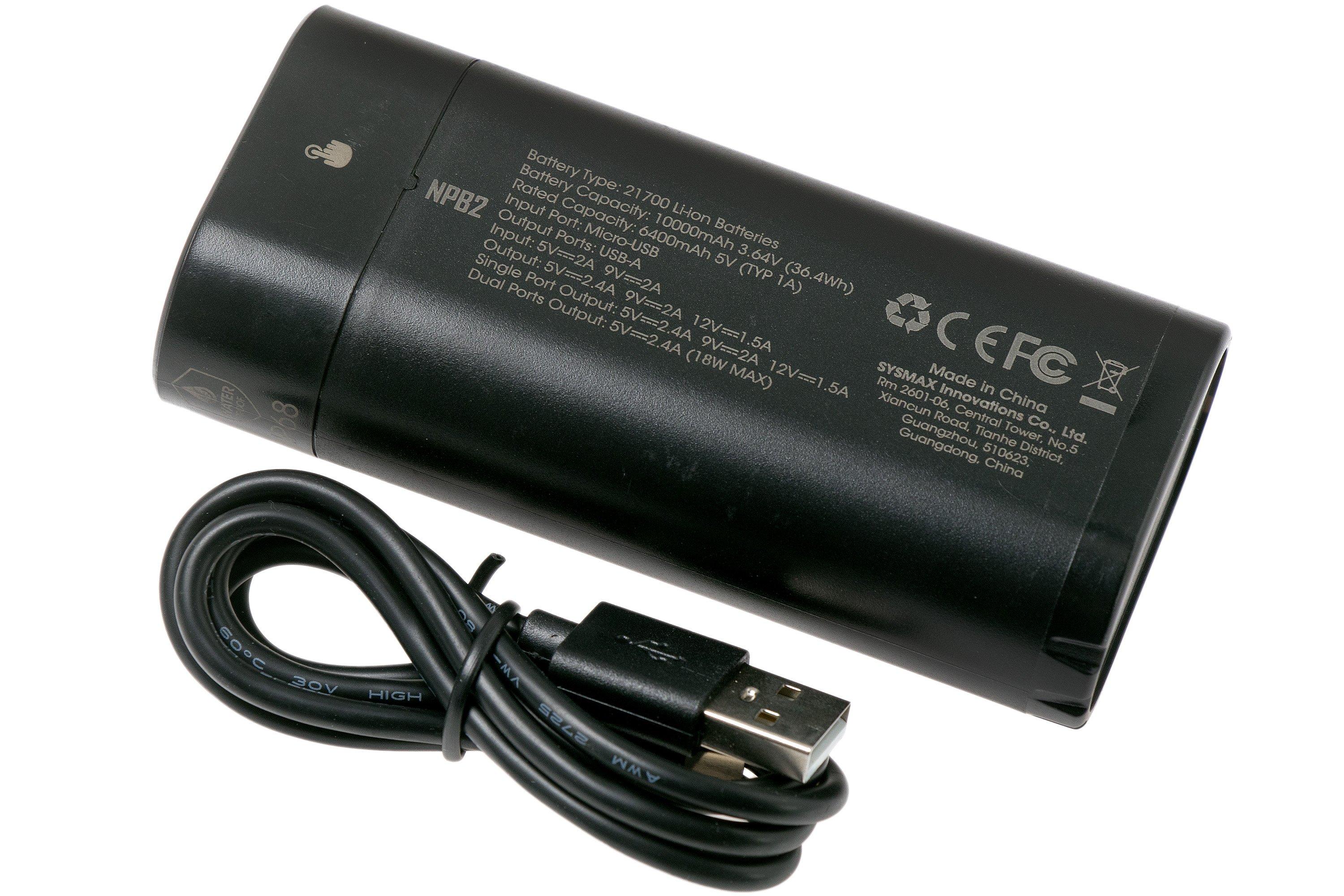 Nitecore NPB2 Powerbank waterproof, 10,000mAh | Fare acquisti ...