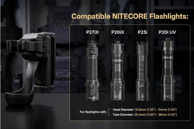 Afbeelding voor Nitecore NTH29, tactisch zaklamp holster