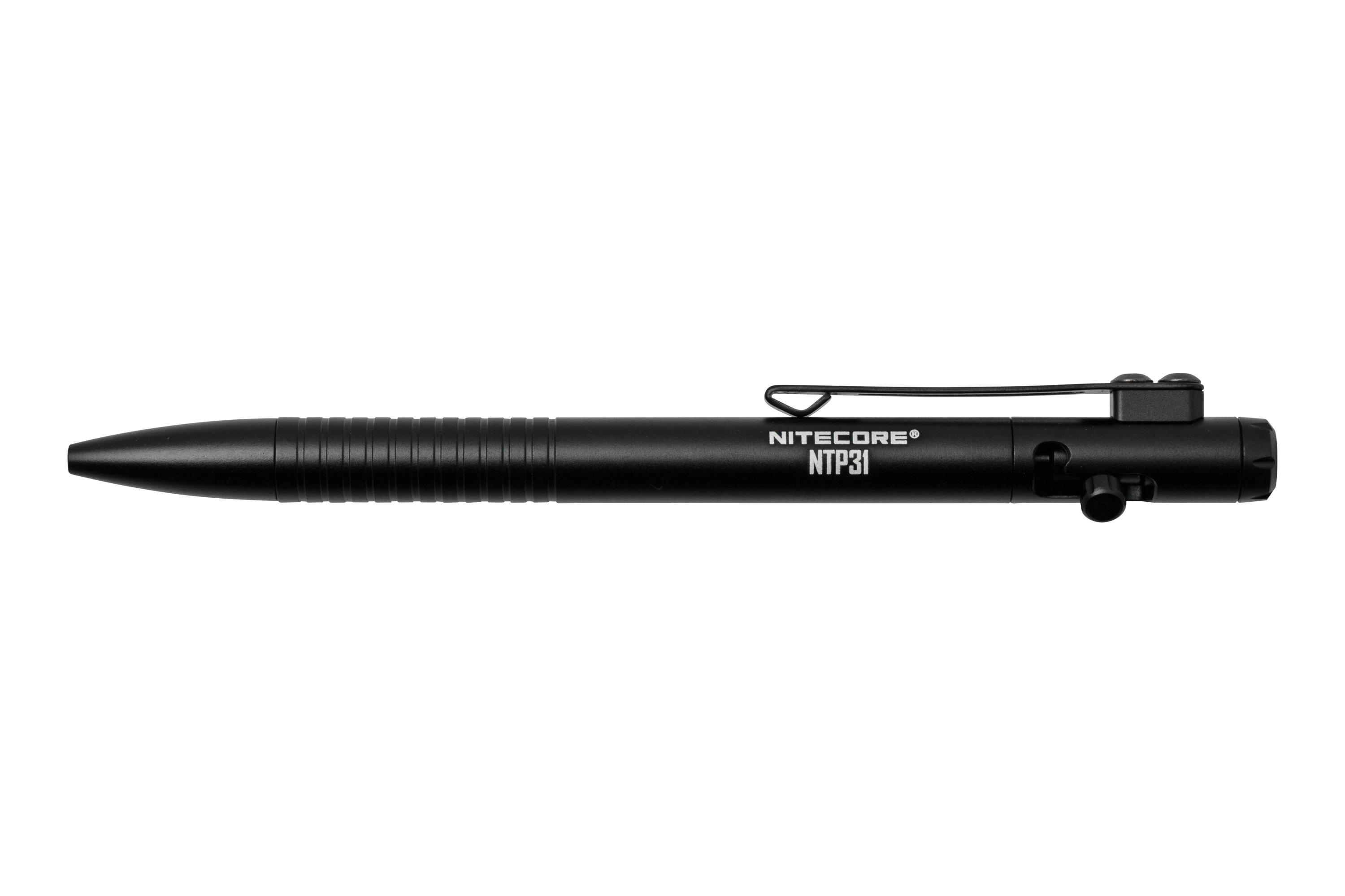 Nitecore NTP31 Black Aluminium, tactical pen | Advantageously