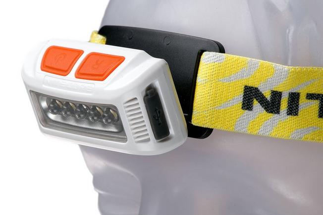 Image for Nitecore NU10 lightweight rechargeable head torch, white