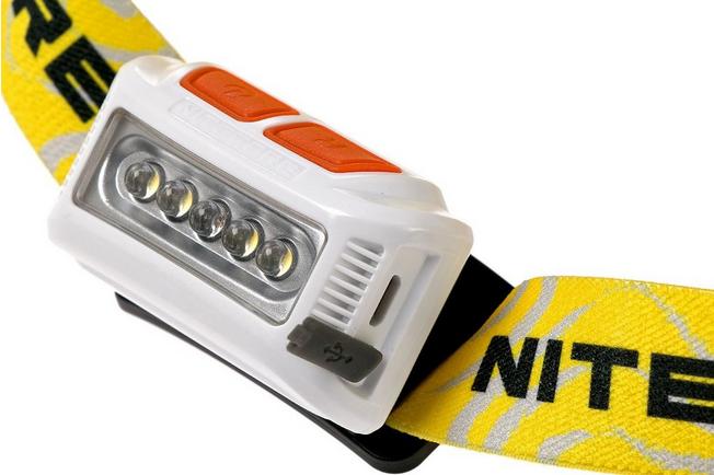 Image for Nitecore NU10 lightweight rechargeable head torch, white