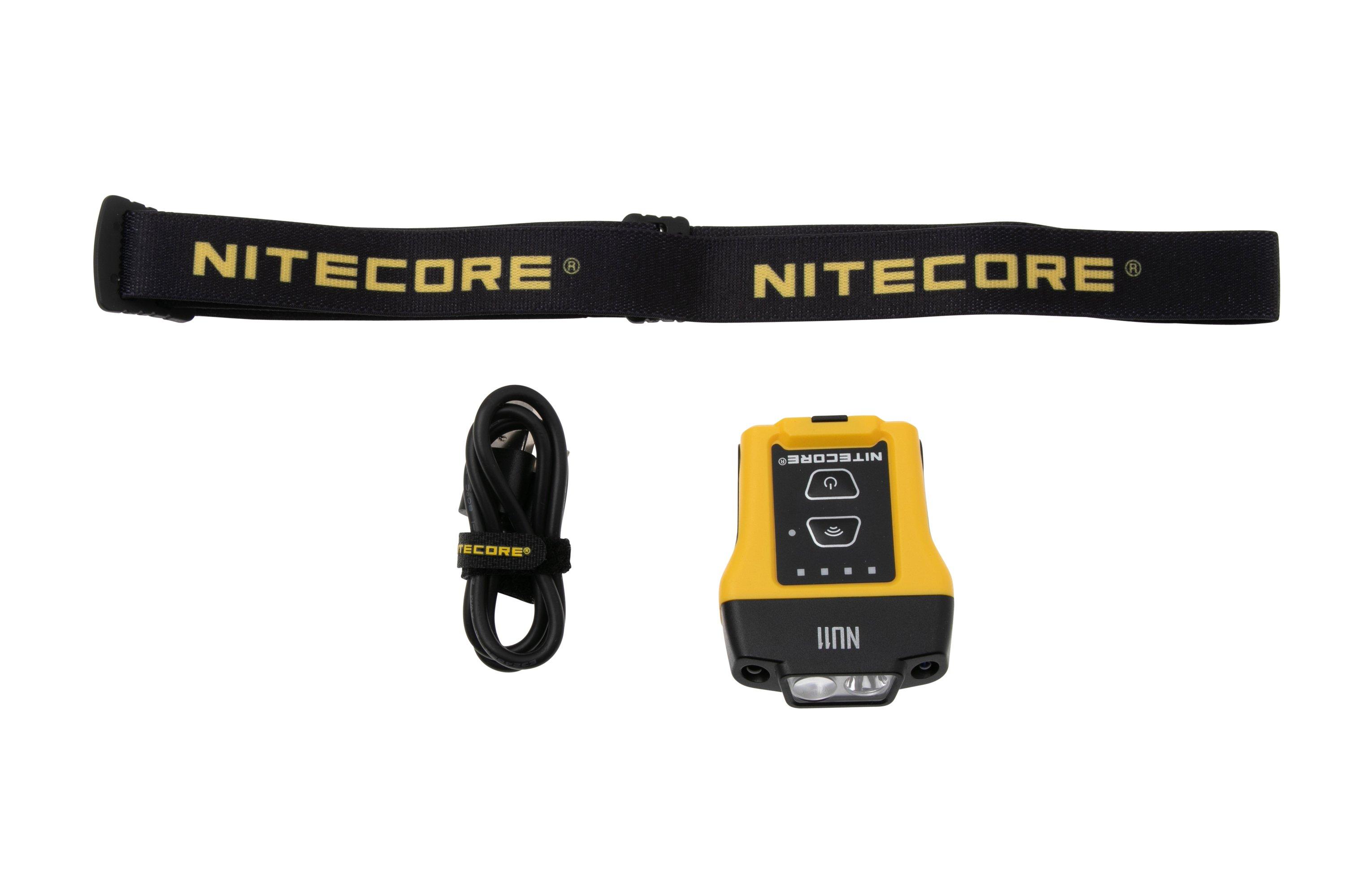 Nitecore NU11 Cap Light, intelligente ledlamp voor pet, 150 lumen ...