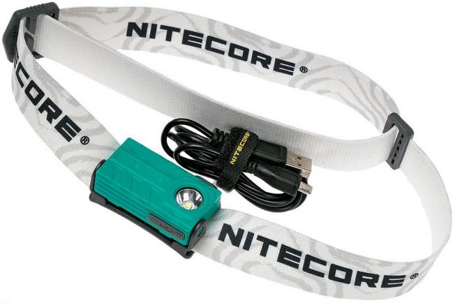 Image for Nitecore NU20 lightweight rechargeable head torch, green