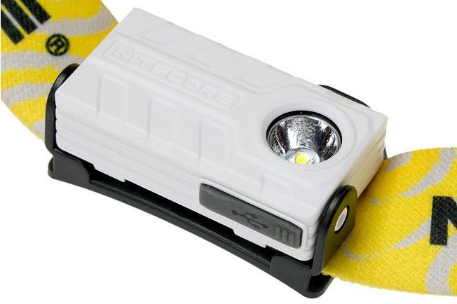 Image for Nitecore NU20 lightweight rechargeable head torch, white