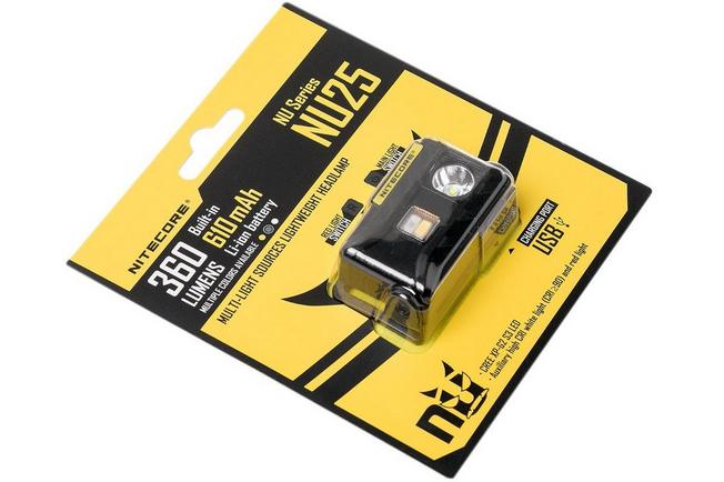 Nitecore Stirnlampe HC65 V2 USB Schwarz