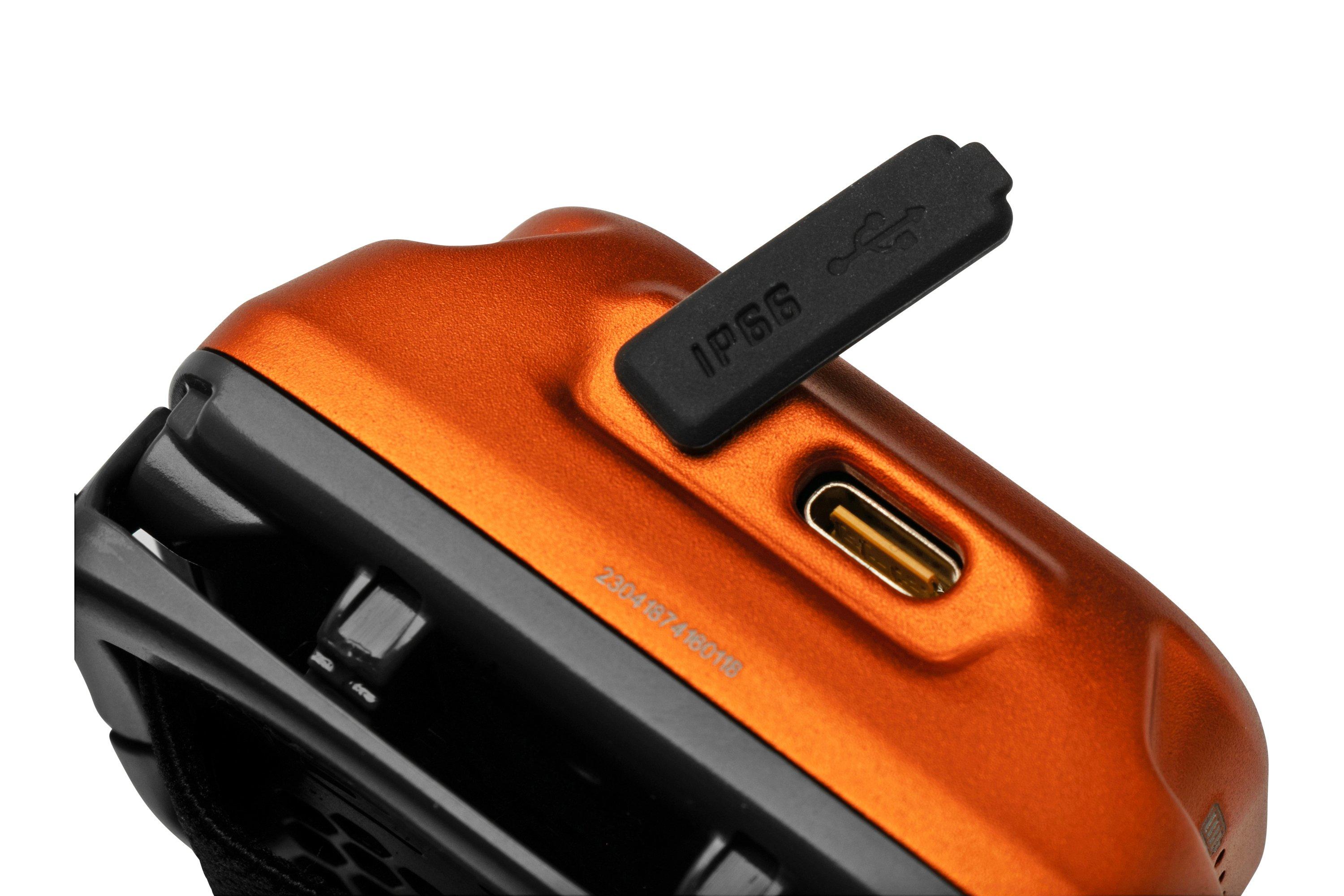 Nitecore NU31-OR Tangelo Orange, oplaadbare hoofdlamp, 550 lumen ...