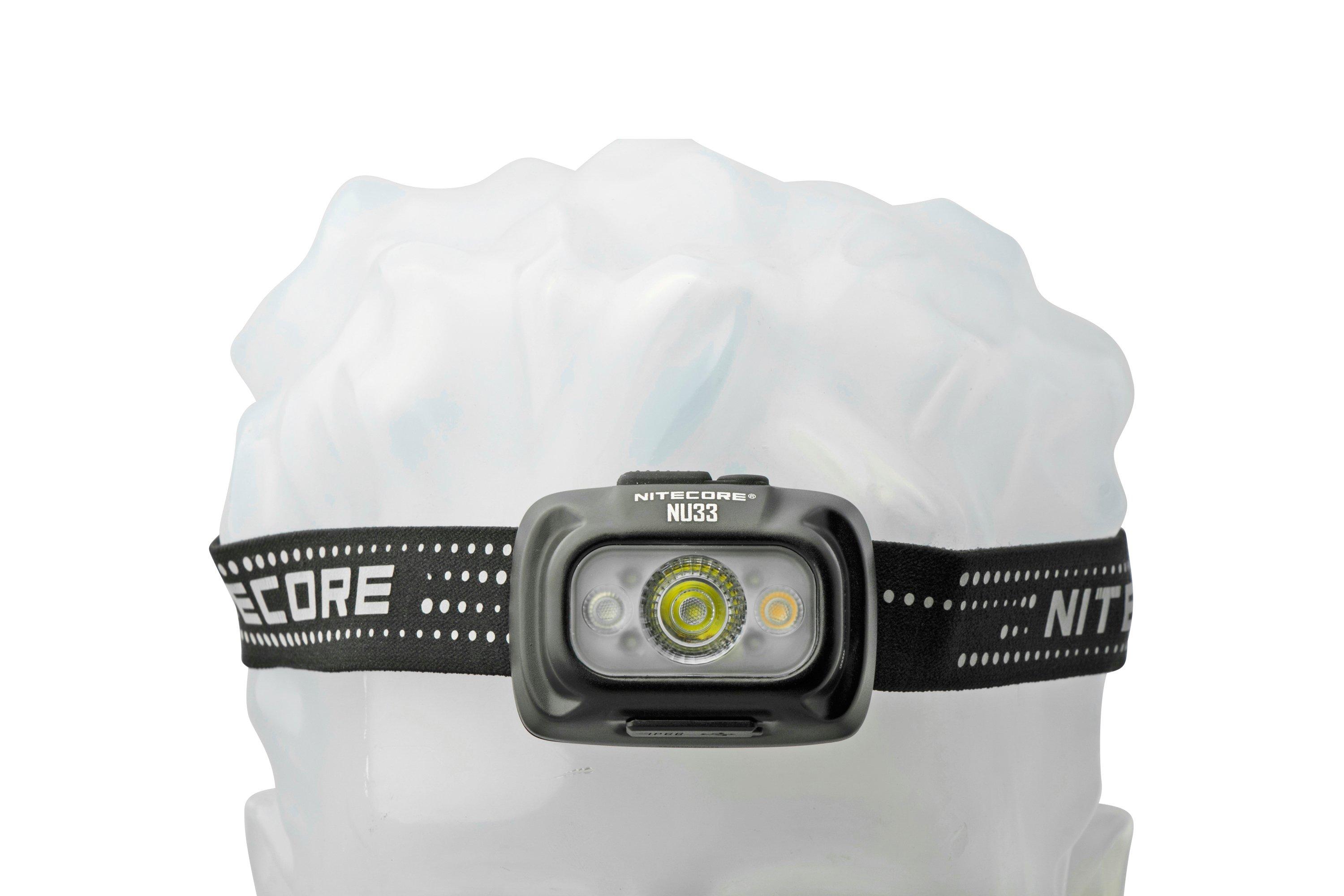 Nitecore NU33, zwart, oplaadbare hoofdlamp | Voordelig kopen bij ...