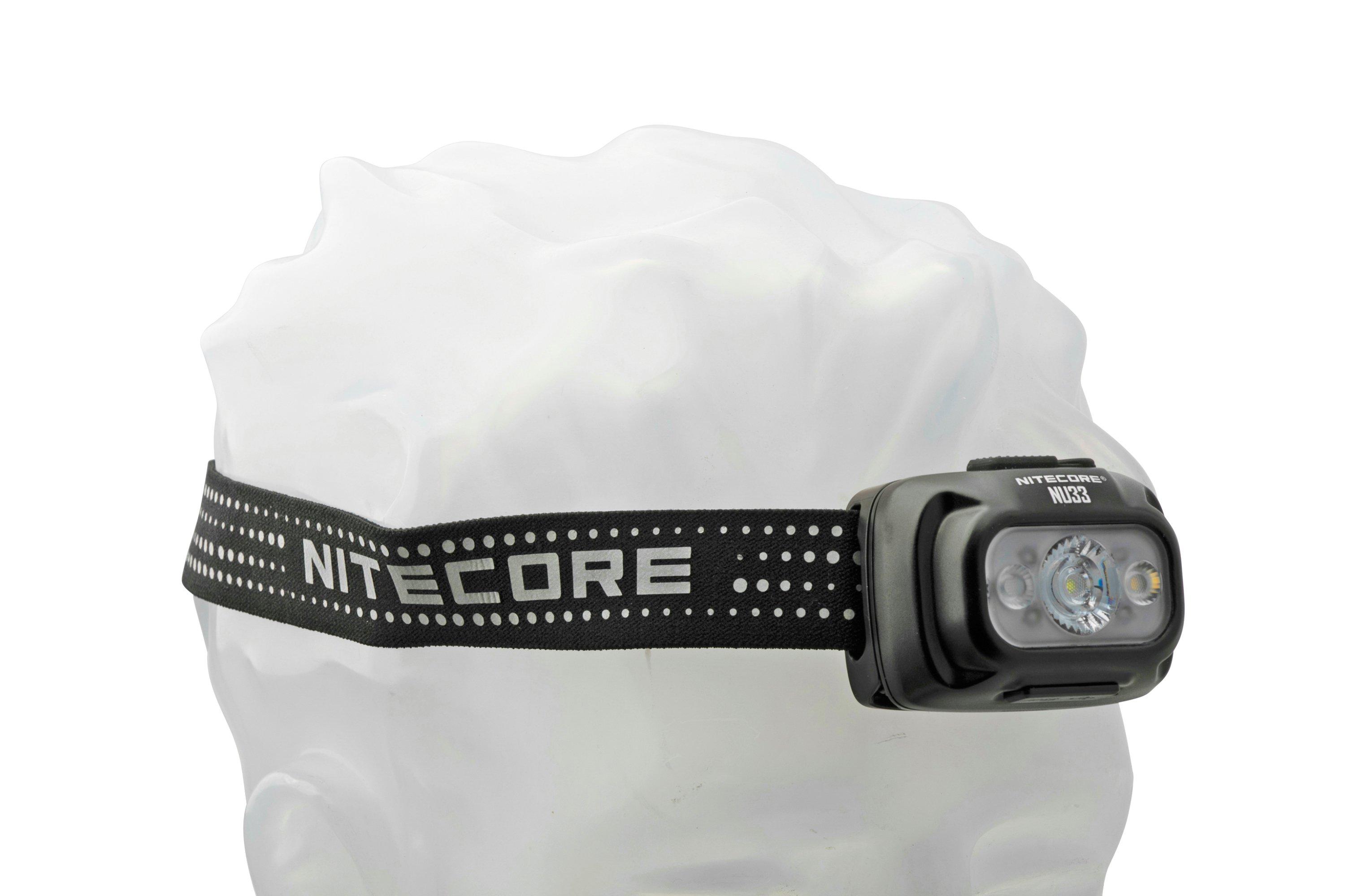 Nitecore NU33, zwart, oplaadbare hoofdlamp | Voordelig kopen bij ...