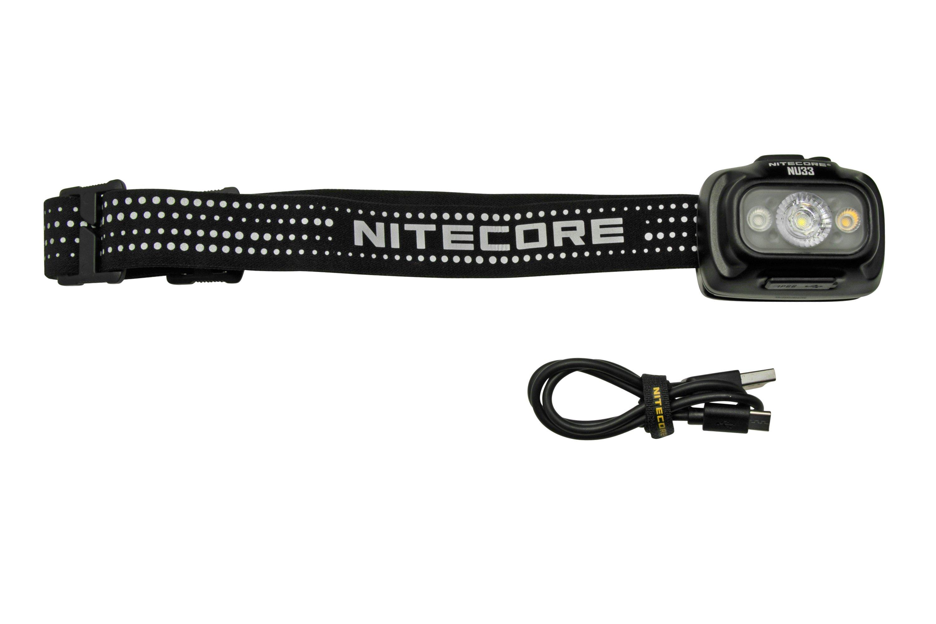 Nitecore NU33, zwart, oplaadbare hoofdlamp | Voordelig kopen bij ...