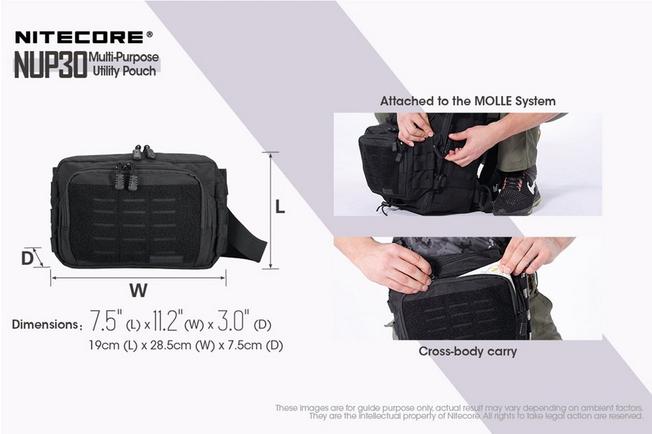 Afbeelding voor Nitecore NUP30 Multi-Purpose Utility Pouch, zwart