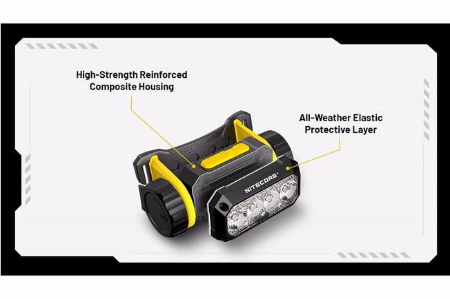 Bild für Nitecore NWH20 E-focus Work Stirnlampe, 600 Lumen