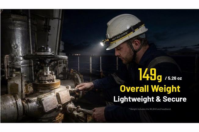 Bild für Nitecore NWH20 E-focus Work Stirnlampe, 600 Lumen