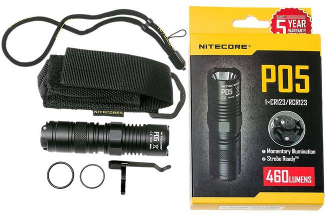 Image for Nitecore P05 LED-torch, black