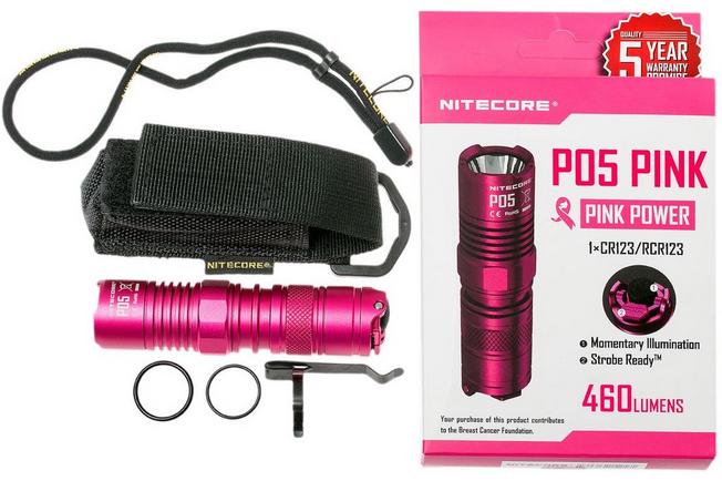 Image for Nitecore P05 Pink LED-torch, pink